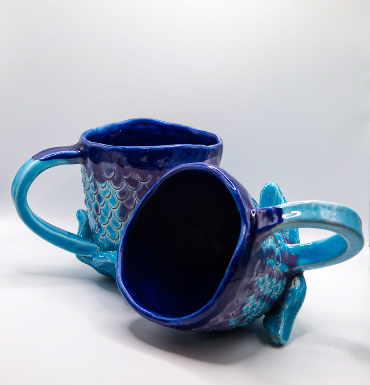 Blue Fish Mug