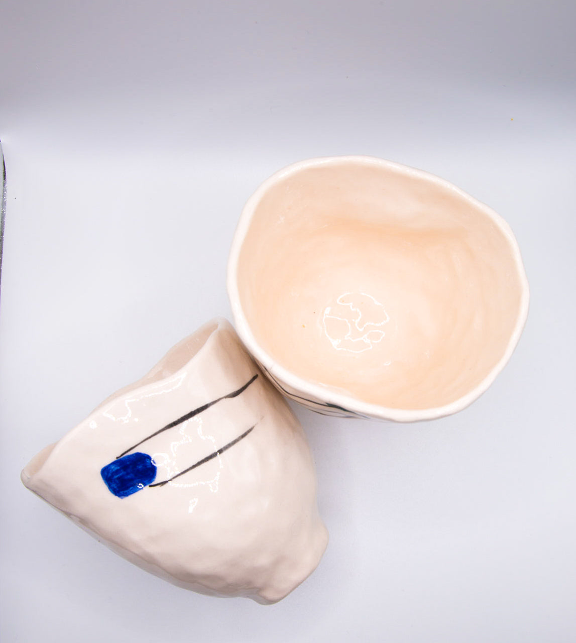 Blue nail-polish Mug