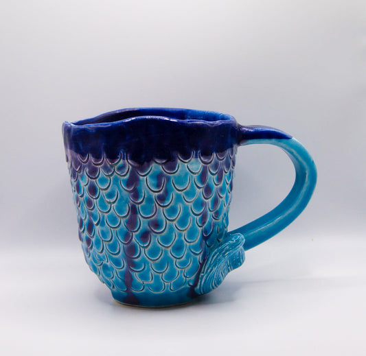 Blue Fish Mug