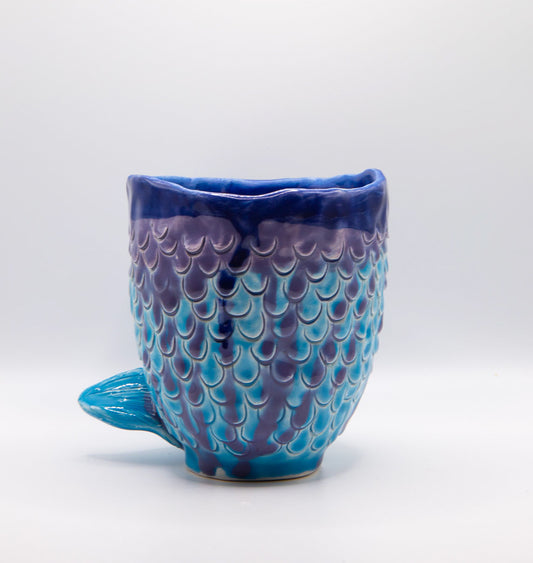 Blue Fish Mug