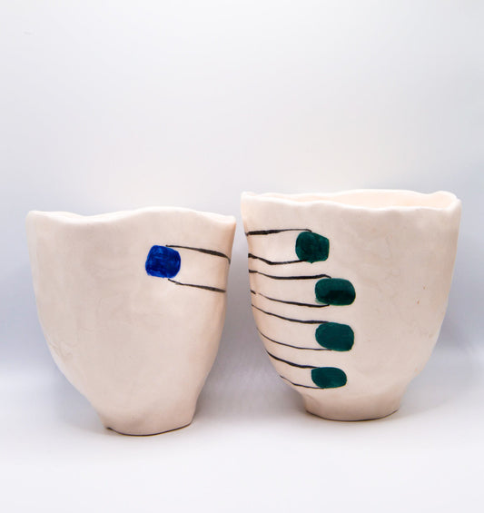 Green nail-polish mug